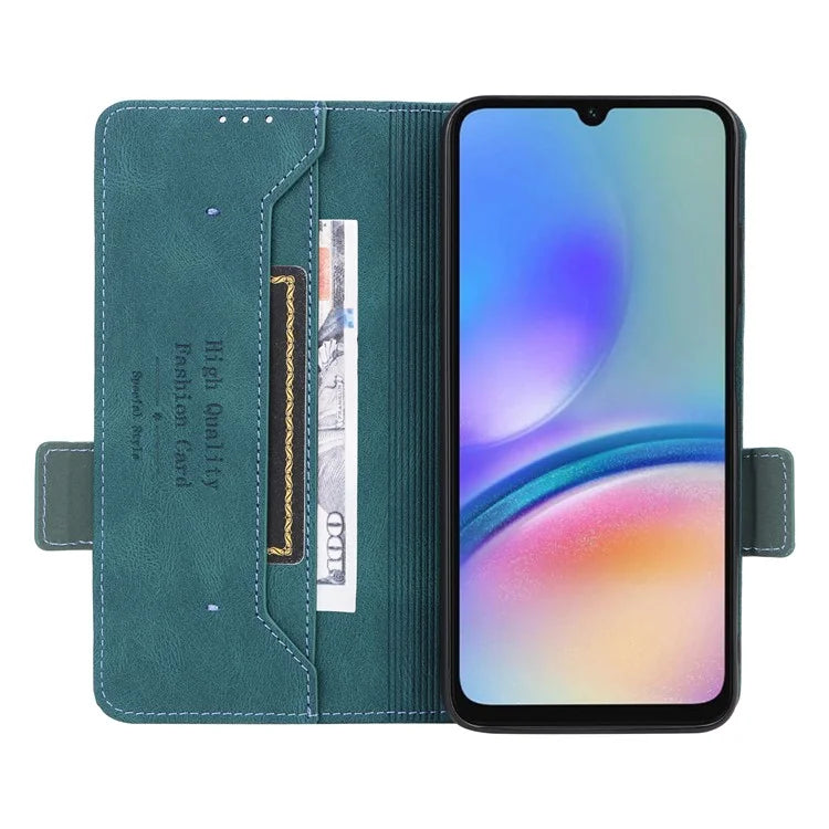 For Samsung Galaxy A05s 4G Case Hardware Decor PU Leather Phone Cover