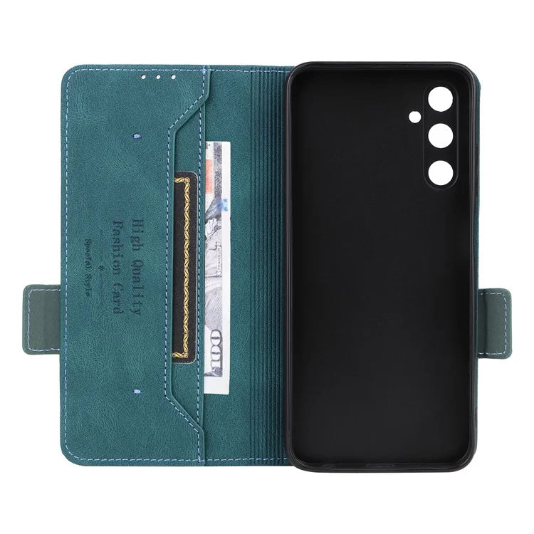 For Samsung Galaxy A05s 4G Case Hardware Decor PU Leather Phone Cover