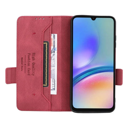For Samsung Galaxy A05s 4G Case Hardware Decor PU Leather Phone Cover