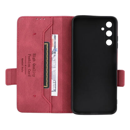 For Samsung Galaxy A05s 4G Case Hardware Decor PU Leather Phone Cover