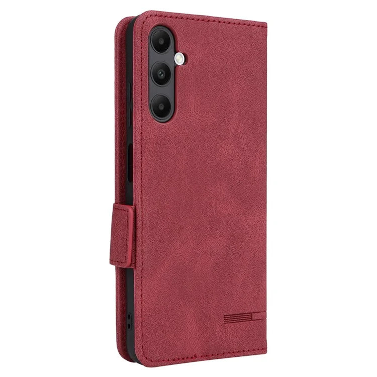 For Samsung Galaxy A05s 4G Case Hardware Decor PU Leather Phone Cover