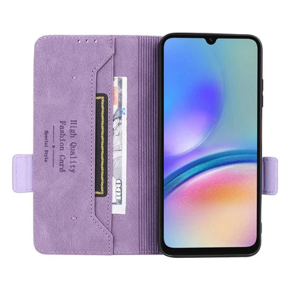 For Samsung Galaxy A05s 4G Case Hardware Decor PU Leather Phone Cover