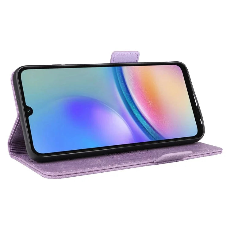 For Samsung Galaxy A05s 4G Case Hardware Decor PU Leather Phone Cover