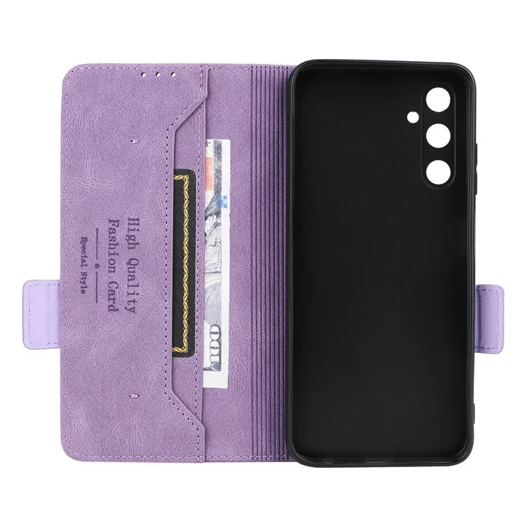 For Samsung Galaxy A05s 4G Case Hardware Decor PU Leather Phone Cover