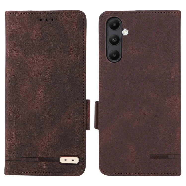 For Samsung Galaxy A05s 4G Case Hardware Decor PU Leather Phone Cover