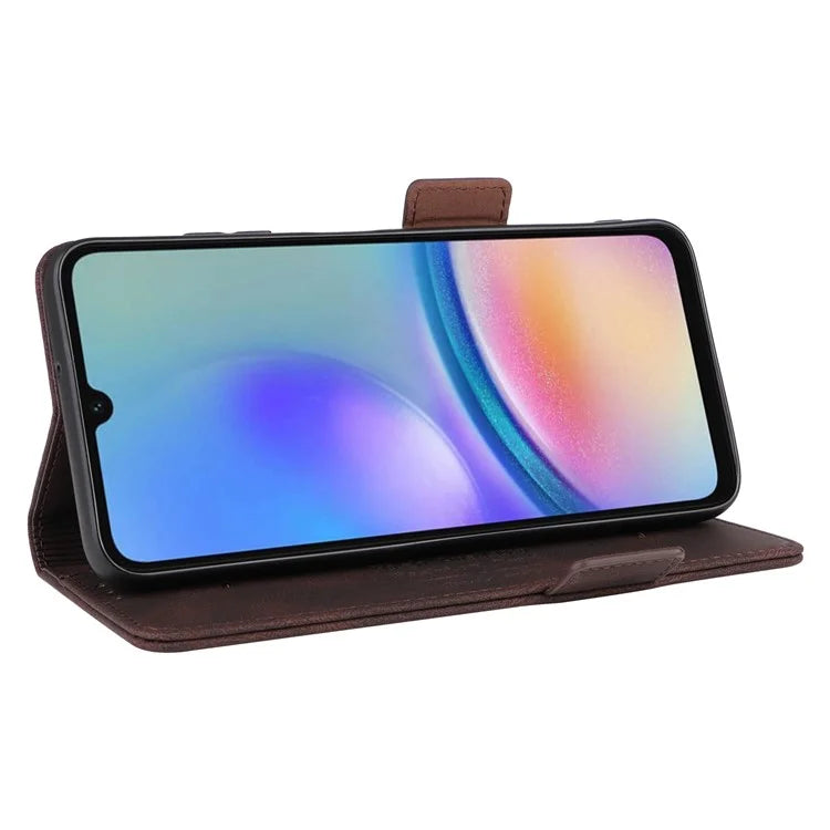 For Samsung Galaxy A05s 4G Case Hardware Decor PU Leather Phone Cover