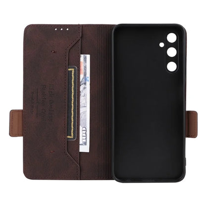 For Samsung Galaxy A05s 4G Case Hardware Decor PU Leather Phone Cover