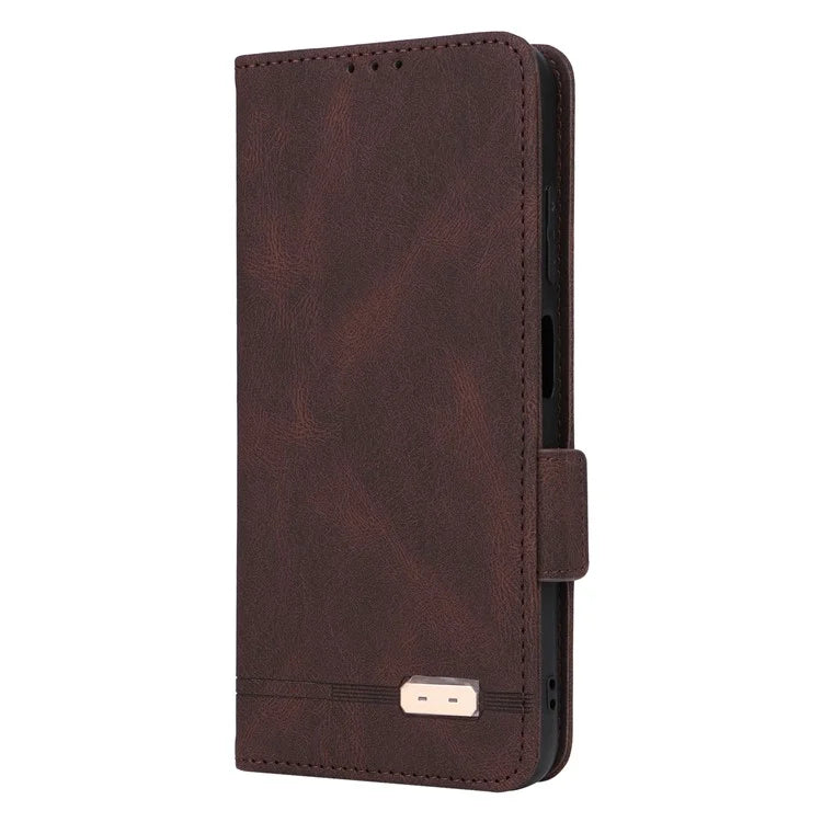 For Samsung Galaxy A05s 4G Case Hardware Decor PU Leather Phone Cover
