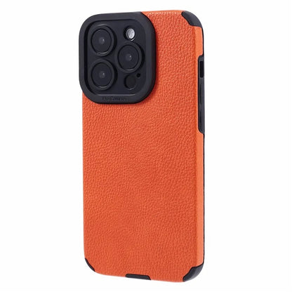 For iPhone 14 Pro Max Case Stylish PU Leather+TPU Cellphone Back Cover