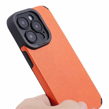 For iPhone 14 Pro Max Case Stylish PU Leather+TPU Cellphone Back Cover