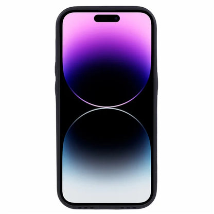 For iPhone 14 Pro Max Case Stylish PU Leather+TPU Cellphone Back Cover