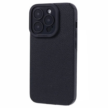 For iPhone 14 Pro Max Case Stylish PU Leather+TPU Cellphone Back Cover