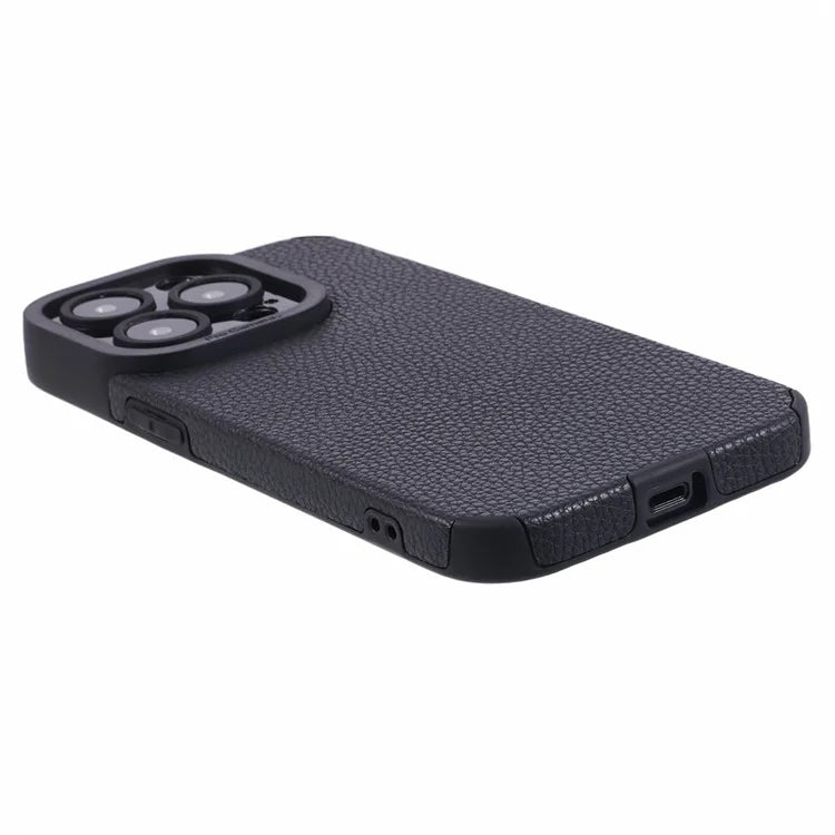 For iPhone 14 Pro Max Case Stylish PU Leather+TPU Cellphone Back Cover