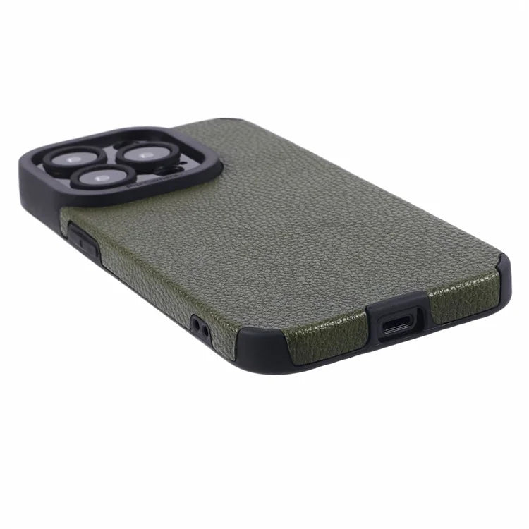 For iPhone 14 Pro Max Case Stylish PU Leather+TPU Cellphone Back Cover
