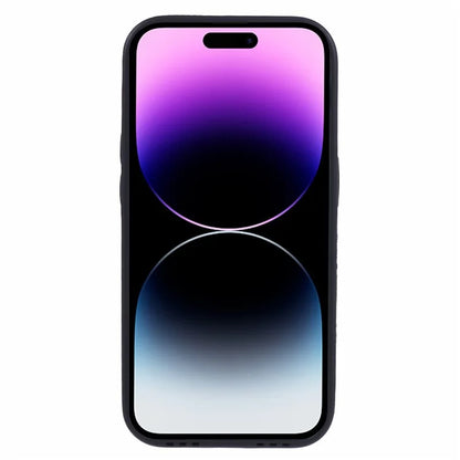 For iPhone 14 Pro Max Case Stylish PU Leather+TPU Cellphone Back Cover