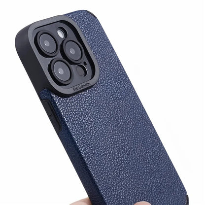 For iPhone 14 Pro Max Case Stylish PU Leather+TPU Cellphone Back Cover