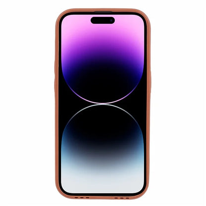 For iPhone 14 Pro Max Case Stylish PU Leather+TPU Cellphone Back Cover