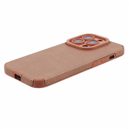 For iPhone 14 Pro Max Case Stylish PU Leather+TPU Cellphone Back Cover