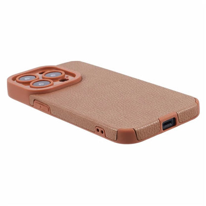 For iPhone 14 Pro Max Case Stylish PU Leather+TPU Cellphone Back Cover