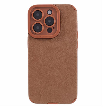 For iPhone 14 Pro Case Stylish PU Leather+TPU Anti-scratch Cellphone Cover