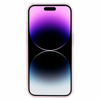For iPhone 14 Pro Kickstand Case Glittery Soft TPU Phone Cover