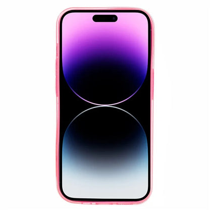 For iPhone 14 Pro Kickstand Case Glittery Soft TPU Phone Cover