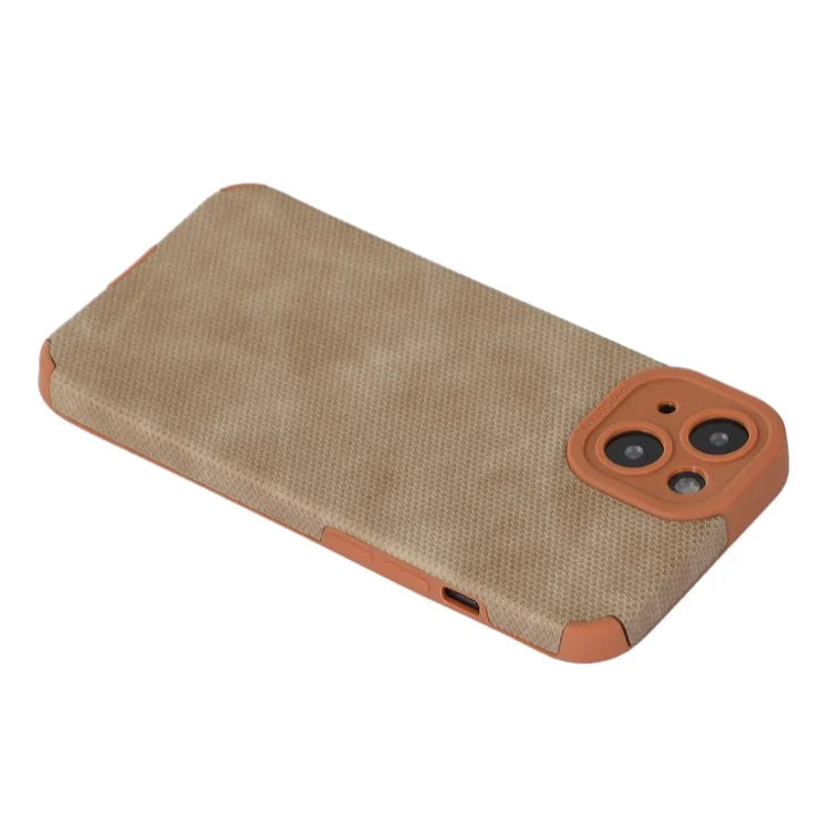 Morandi Style Cell Phone Cover for iPhone 13 Case TPU+PU Leather Shell