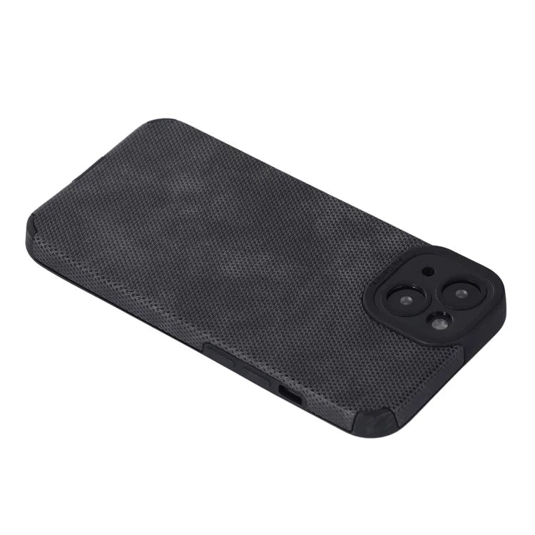 Morandi Style Cell Phone Cover for iPhone 13 Case TPU+PU Leather Shell