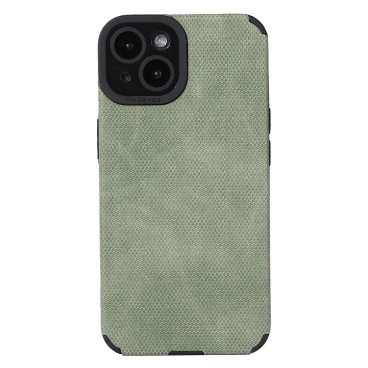 Morandi Style Cell Phone Cover for iPhone 13 Case TPU+PU Leather Shell