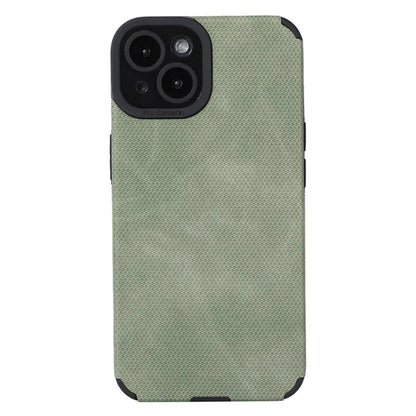 Morandi Style Cell Phone Cover for iPhone 13 Case TPU+PU Leather Shell