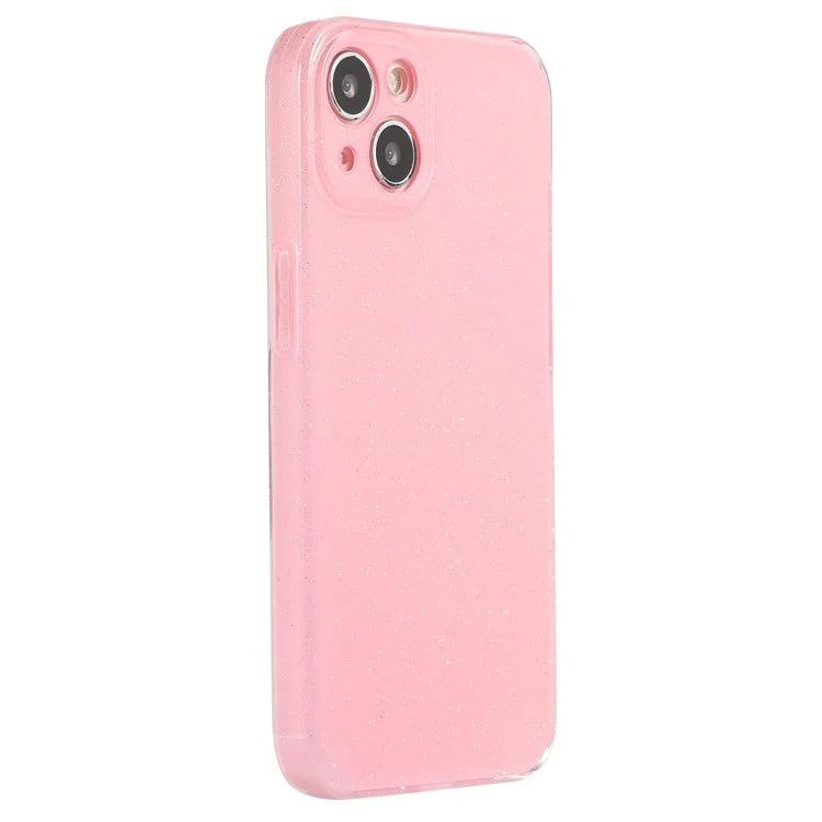 For iPhone 13 6.1 inch Case Glitter Powder Soft TPU Anti-drop Jelly Phone Cover