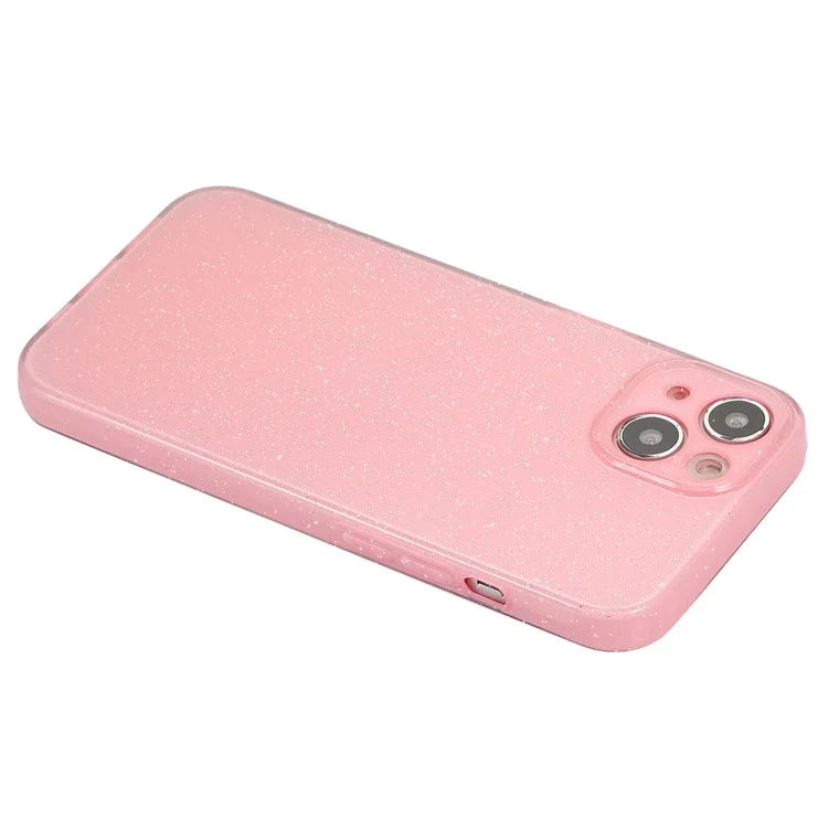 For iPhone 13 6.1 inch Case Glitter Powder Soft TPU Anti-drop Jelly Phone Cover