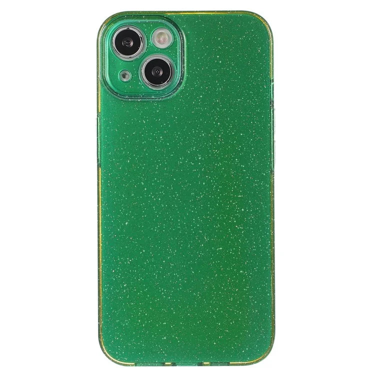 For iPhone 13 6.1 inch Case Glitter Powder Soft TPU Anti-drop Jelly Phone Cover