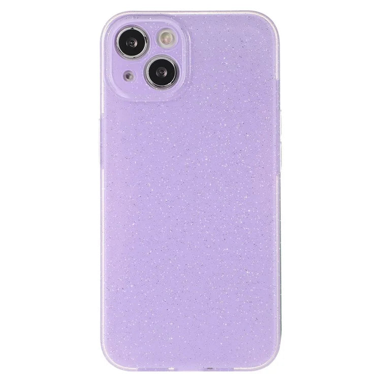 For iPhone 13 6.1 inch Case Glitter Powder Soft TPU Anti-drop Jelly Phone Cover