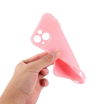 For iPhone 13 6.1 inch Case Glitter Powder Soft TPU Anti-drop Jelly Phone Cover