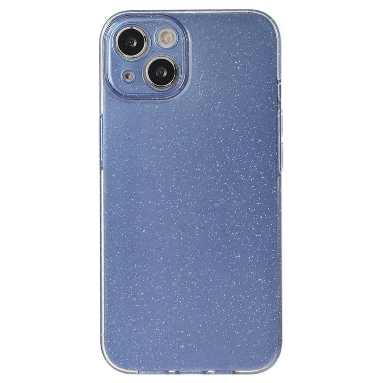 For iPhone 13 6.1 inch Case Glitter Powder Soft TPU Anti-drop Jelly Phone Cover