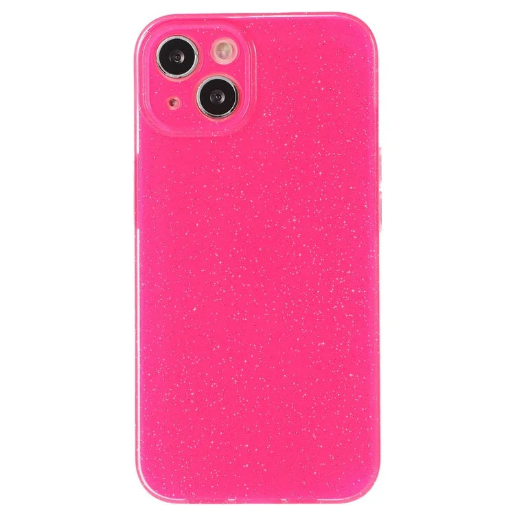 For iPhone 13 6.1 inch Case Glitter Powder Soft TPU Anti-drop Jelly Phone Cover