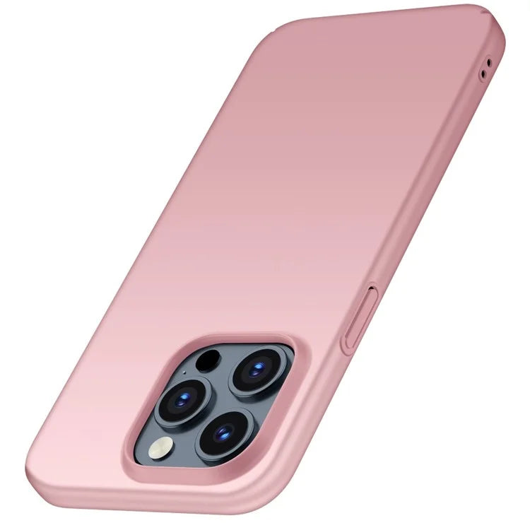 For iPhone 15 Pro Max PC Phone Case Anti-scratch Phone Cover Solid Color Shell