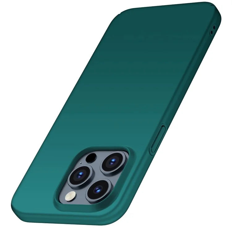For iPhone 15 Pro Max PC Phone Case Anti-scratch Phone Cover Solid Color Shell