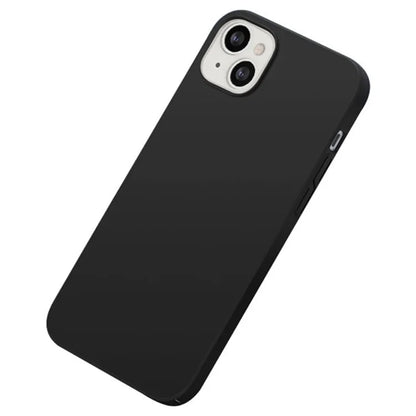 For iPhone 15 Anti-scratch Phone Cover Solid Color Shell PC Phone Case