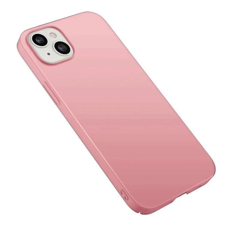 For iPhone 15 Anti-scratch Phone Cover Solid Color Shell PC Phone Case