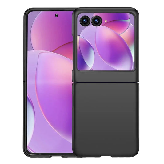 For Motorola Razr 40 Ultra 5G Case Solid Color Hard PC Phone Case Anti-Scratch Shockproof Cover