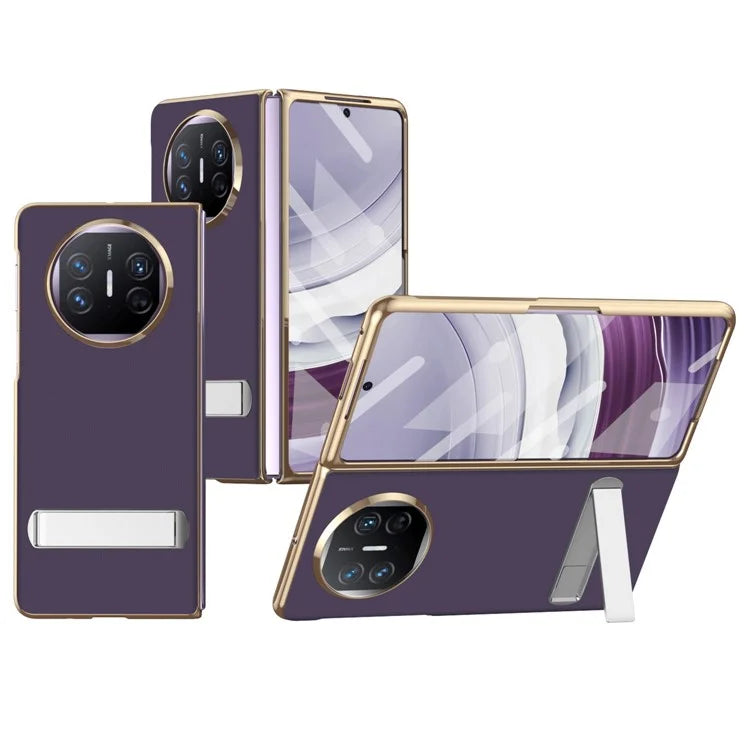 Slim PC Phone Cover for Huawei Mate X5 Case Anti-Drop Protective Case with Kickstand