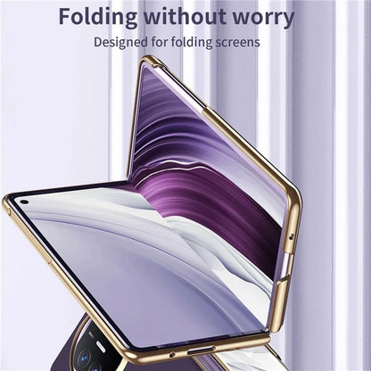 Slim PC Phone Cover for Huawei Mate X5 Case Anti-Drop Protective Case with Kickstand