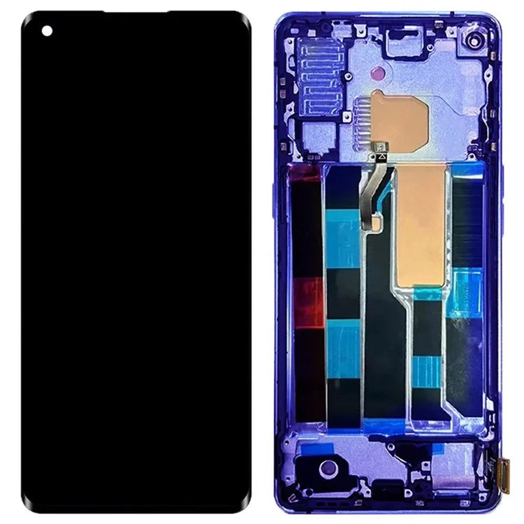 For Oppo Reno4 Pro 5G OEM Grade S AMOLED Screen and Digitizer Assembly + Frame Phone Part (without Logo)