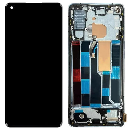 For Oppo Reno4 Pro 5G OEM Grade S AMOLED Screen and Digitizer Assembly + Frame Phone Part (without Logo)