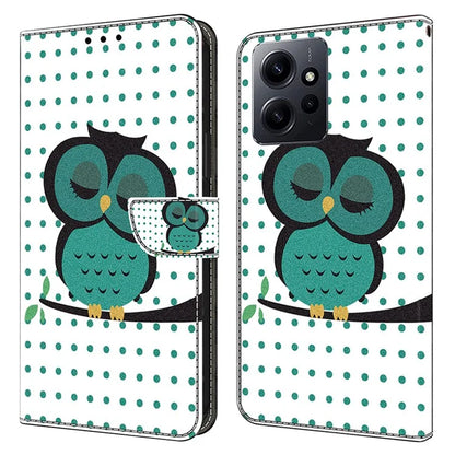 For Xiaomi Redmi Note 12 4G Case Shockproof Phone Case Leather Flip Wallet Cover