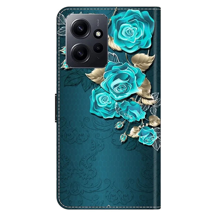 For Xiaomi Redmi Note 12 4G Case Shockproof Phone Case Leather Flip Wallet Cover