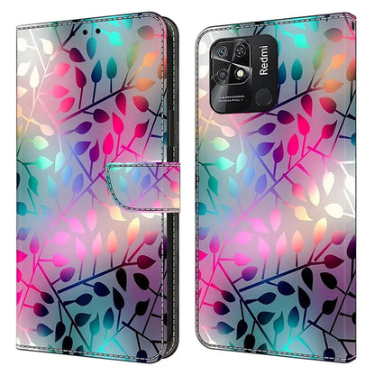 Pattern Printing Leather Case for Xiaomi Redmi 10C 4G Case Anti-Drop Wallet Phone Case