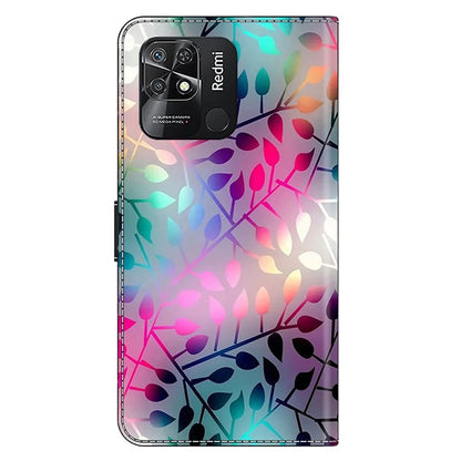 Pattern Printing Leather Case for Xiaomi Redmi 10C 4G Case Anti-Drop Wallet Phone Case